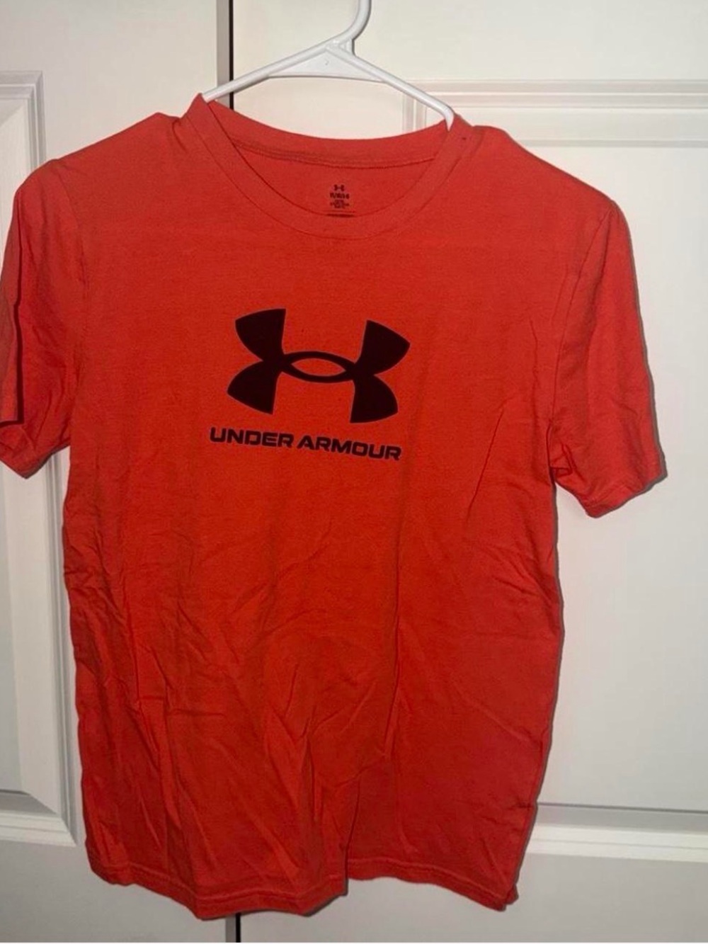 Under Armour Youth XL Orange Logo Performance T-Shirt
